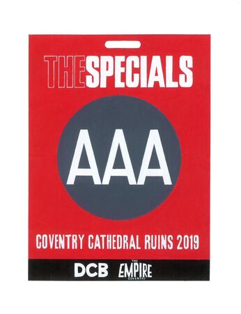 The Specials - Coventry Cathedral Ruins Gig Pass (DELUXE)